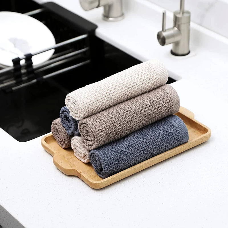 100% Cotton Waffle Weave Dishcloths – Soft & Absorbent