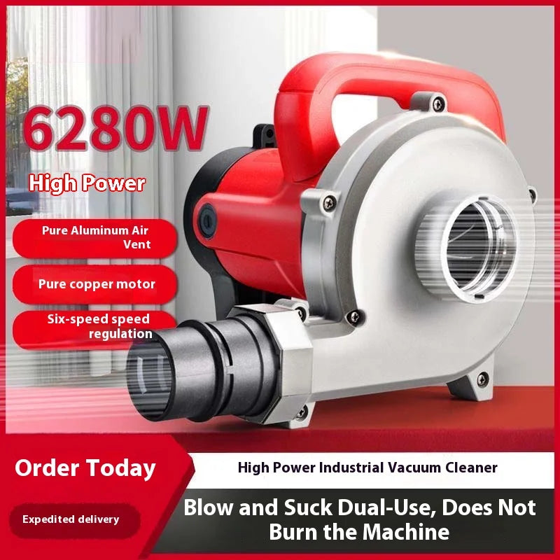 6280W Industrial Dust Collector High-Power Vacuum Cleaner For Slotting Machine Woodworking Wall Planer Blowing And Suction Peaceful Pleasures Health and Wellness