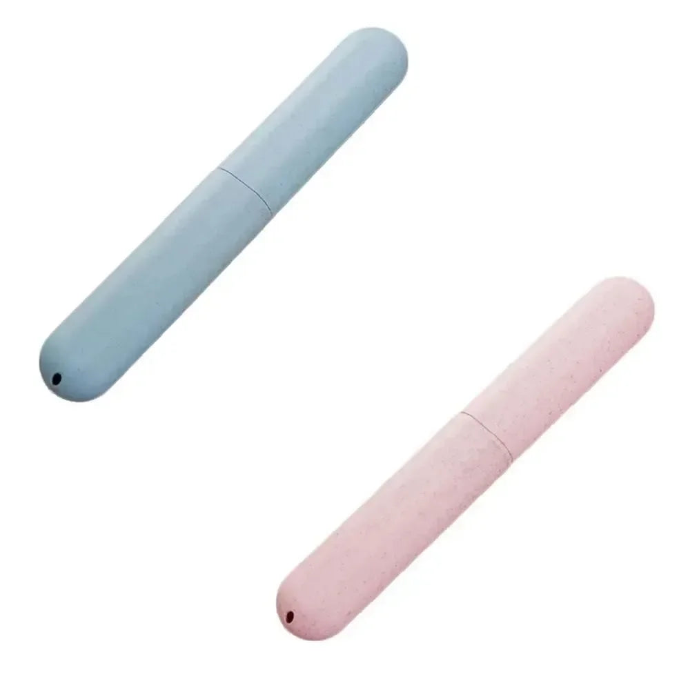 Portable Toothbrush Holder & Protective Cover Case | Wheat Straw