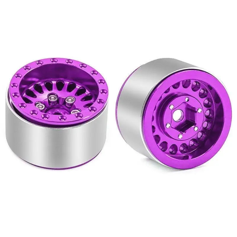 1.0" Beadlock Wheel Hubs 4pcs for RC Crawlers TRX4M SCX24