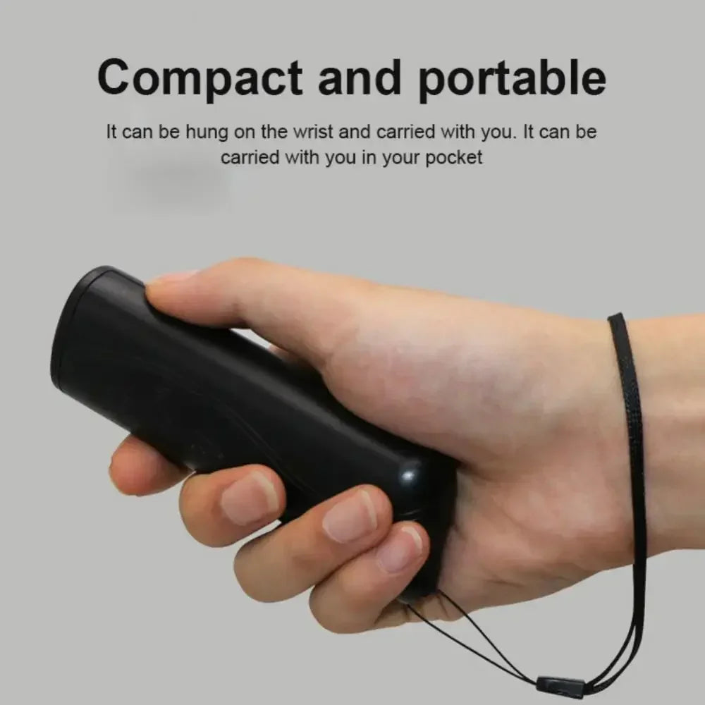 LED Ultrasonic Dog Trainers Sonic Repellent Handheld Anti Barking Device Anti-Barking Silent Commands Dog Trainer Devices Peaceful Pleasures Health and Wellness