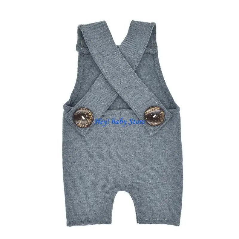 Baby Photo Prop Bodysuit Overalls | Newborn Photography Outfit
