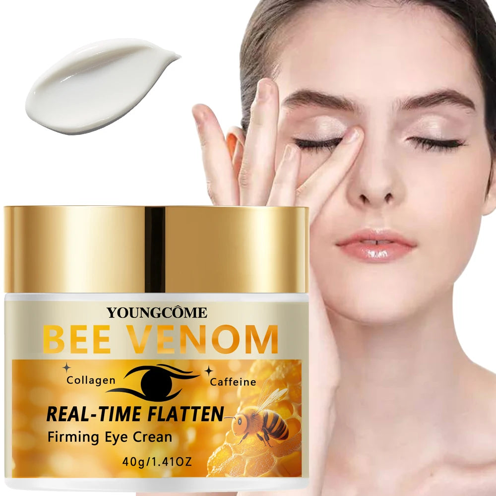 YOUNGCOME Bee Venom Eye Cream with Collagen & Caffeine - Daily Firming Hydrating Facial Care for All Skin Types Peaceful Pleasures Health and Wellness