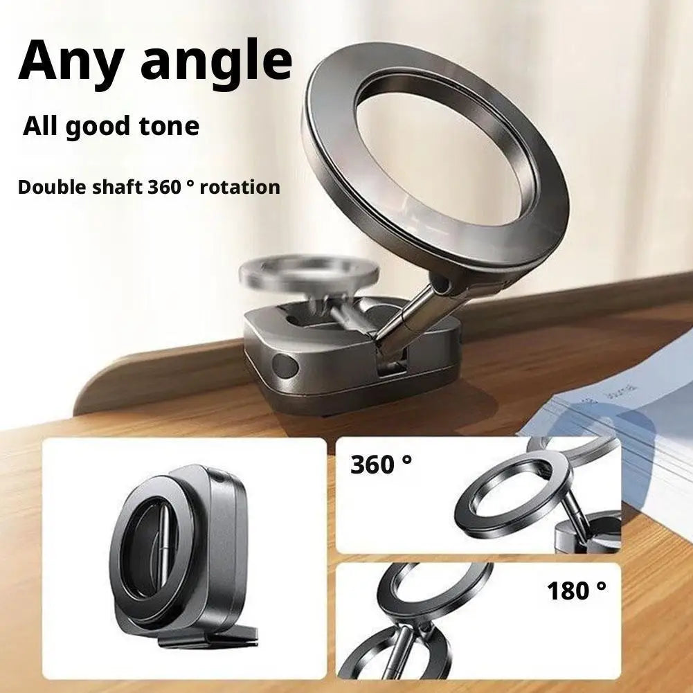 Universal Travel Magnetic Phone Stand 360° Rotating Car Headrest Mount for Magsafe iPhone Universal Car Bracket Peaceful Pleasures Health and Wellness