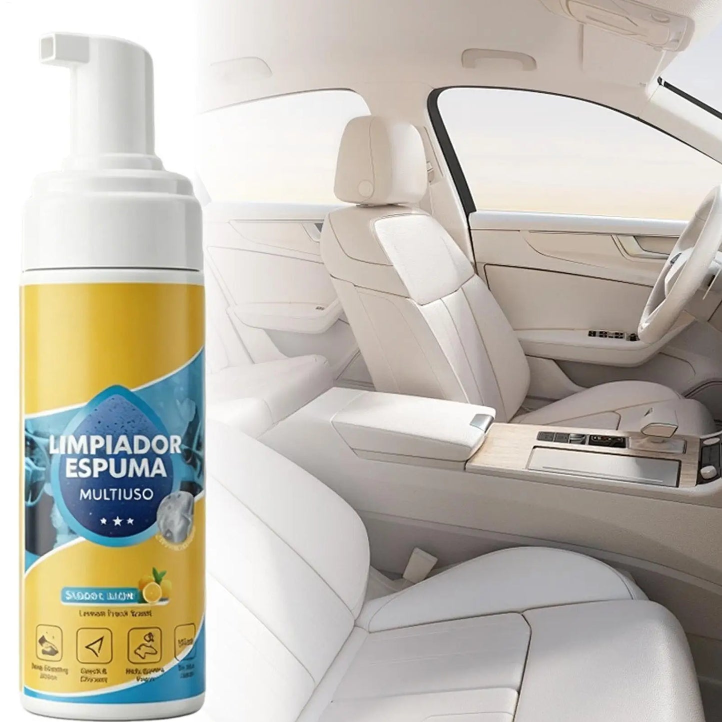 150ml Multi-Purpose Foam Cleaner Spray – Car, Home & Tiles