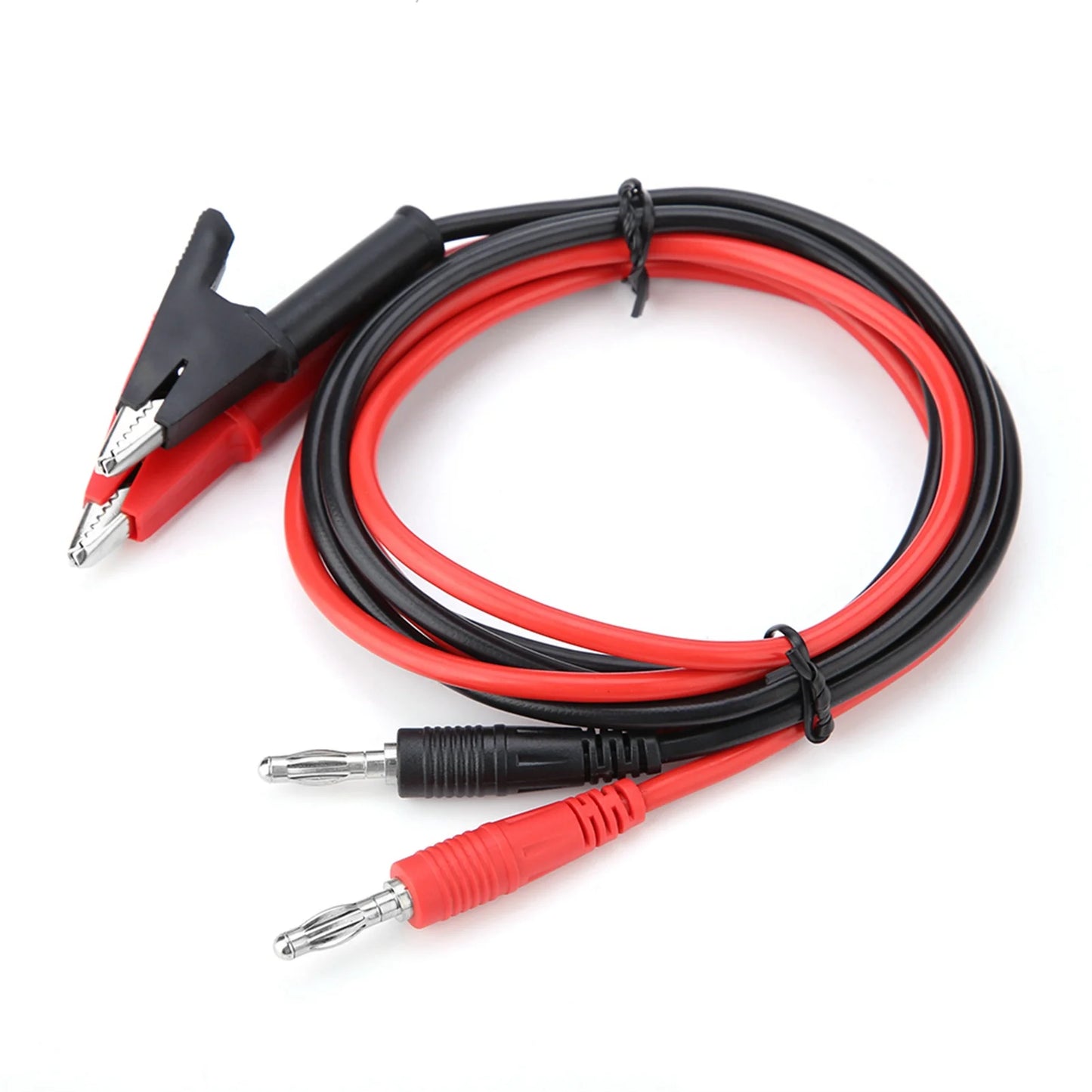 P1040 Silicone Banana Plug Crocodile Clip Test Probe Lead Testing