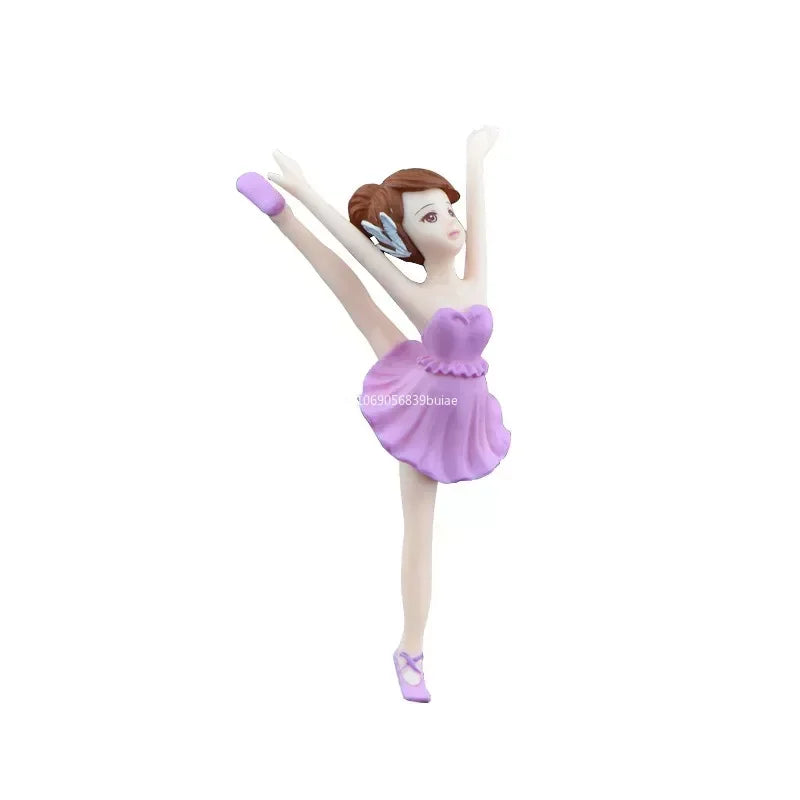 Miniature DIY Doll House Ornament Micro Landscape Garden Ornament Girls Figurines Ballerina Girls Micro Landscape Dancing Girl Peaceful Pleasures Health and Wellness