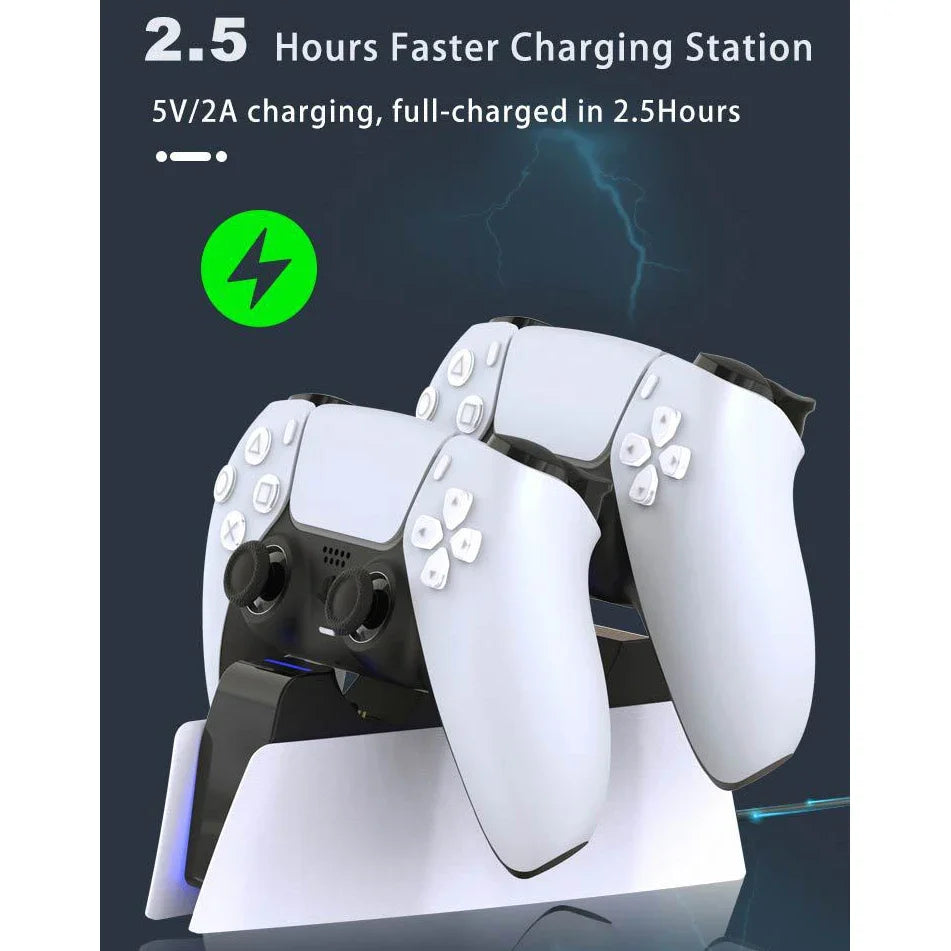 PS5 DualSense Dual Controller Charging Dock Stand | USB-C