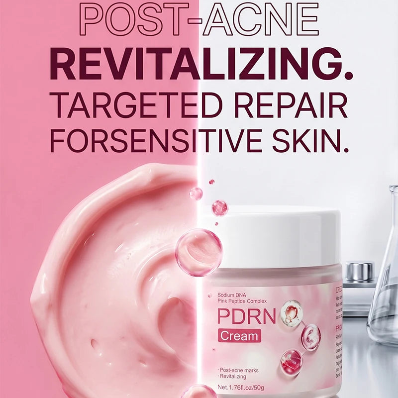 Pdrn Salmon Moisturizing Face Cream Dna Peptide Hydrating Nourishing Pink Essence Cream Korean Skin Care For Daily Use Peaceful Pleasures Health and Wellness