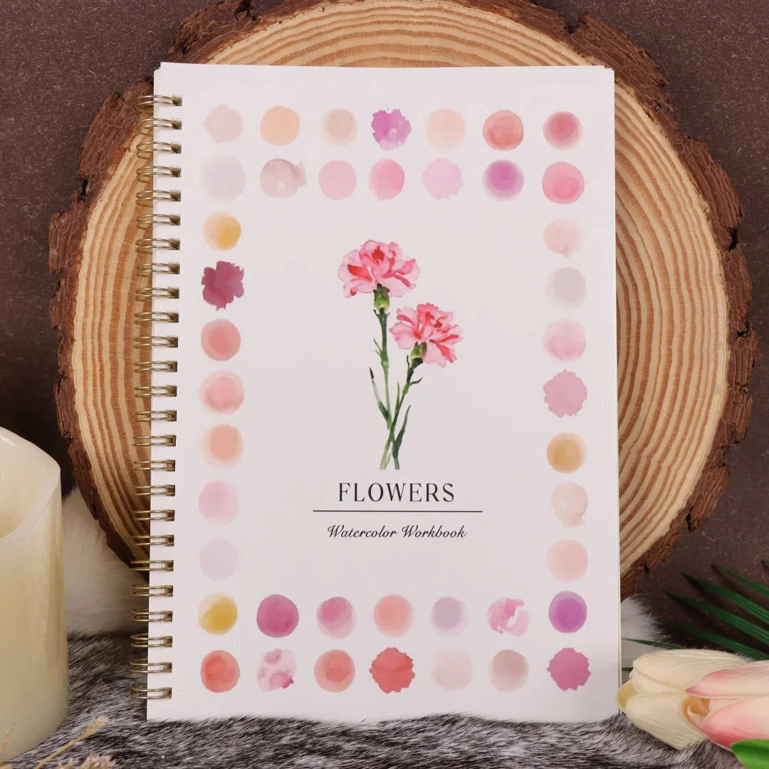 Beginner's Practice Book Painting Watercolor Oil Dyeing Album Comes