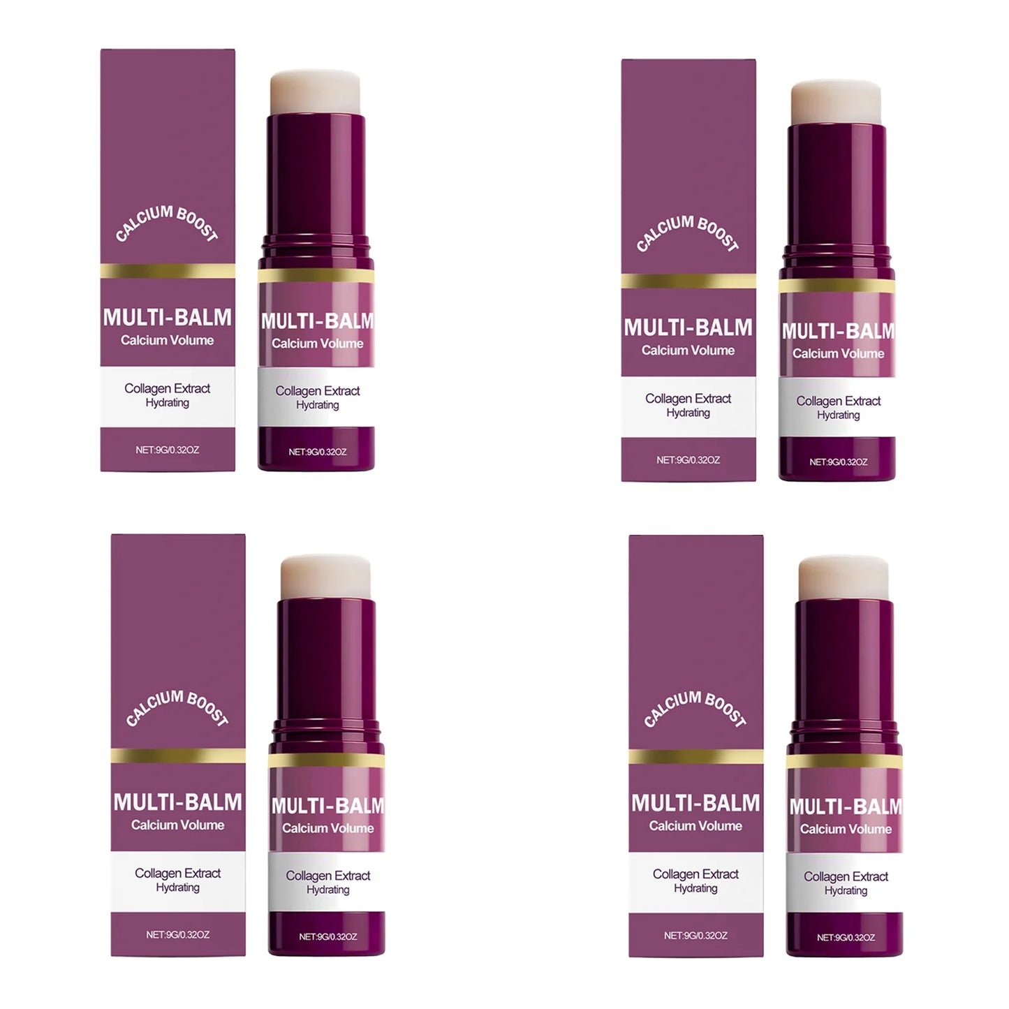 MULTI Moisturizing Balm Stick and Face Cream Deep Hydration Eye Lip Neck Care Gentle Formula Portable Korea Skincare Peaceful Pleasures Health and Wellness 4pcs