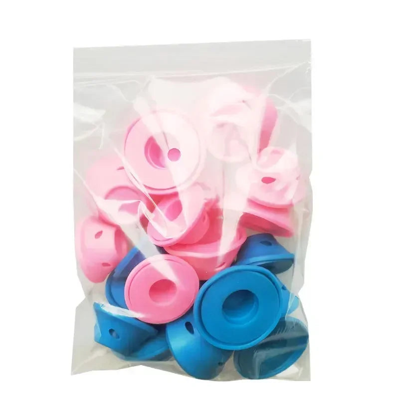 Hair Styling DIY Tool, Soft Rubber Silicone Hair Curler, No Clip No Heat, Twist, for Curlers Sleeping, 20Pcs Hair Care Rollers Peaceful Pleasures Health and Wellness