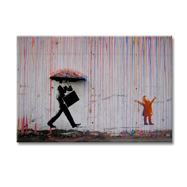 Banksy Monkey "Life Is Short" Graffiti Canvas Wall Art Print Canvas Wall Art Peaceful Pleasures Health and Wellness 8 35x45cm