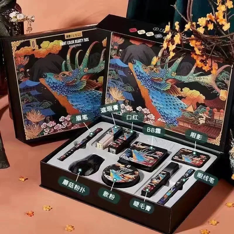 Christmas 11-Piece Makeup Gift Set – BB Cream, Lipstick & More