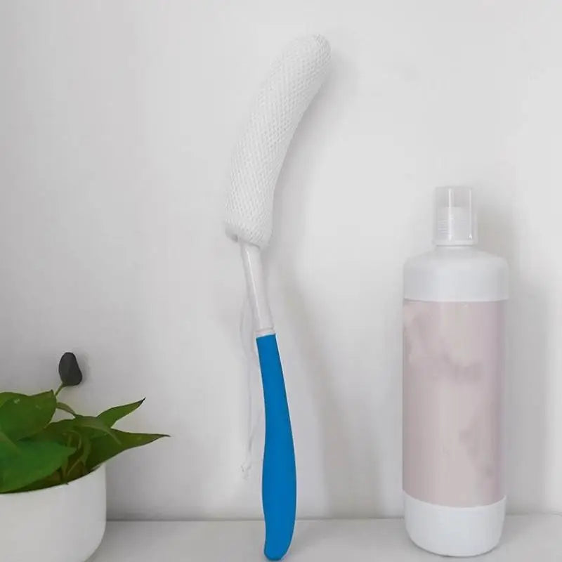 1 Pcs Bath Soft Back Scrubber Brush Bath Shower Scrubbing Mesh Brush With Handle Exfoliating Scrub Massager Bath Supplies Peaceful Pleasures Health and Wellness