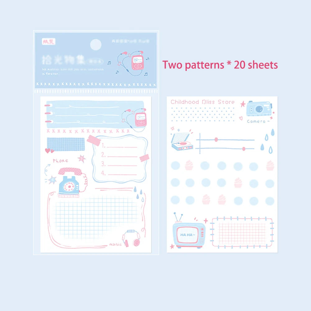 Memo Book Three Liang Sweet Event Series Non Stick Handbook Material