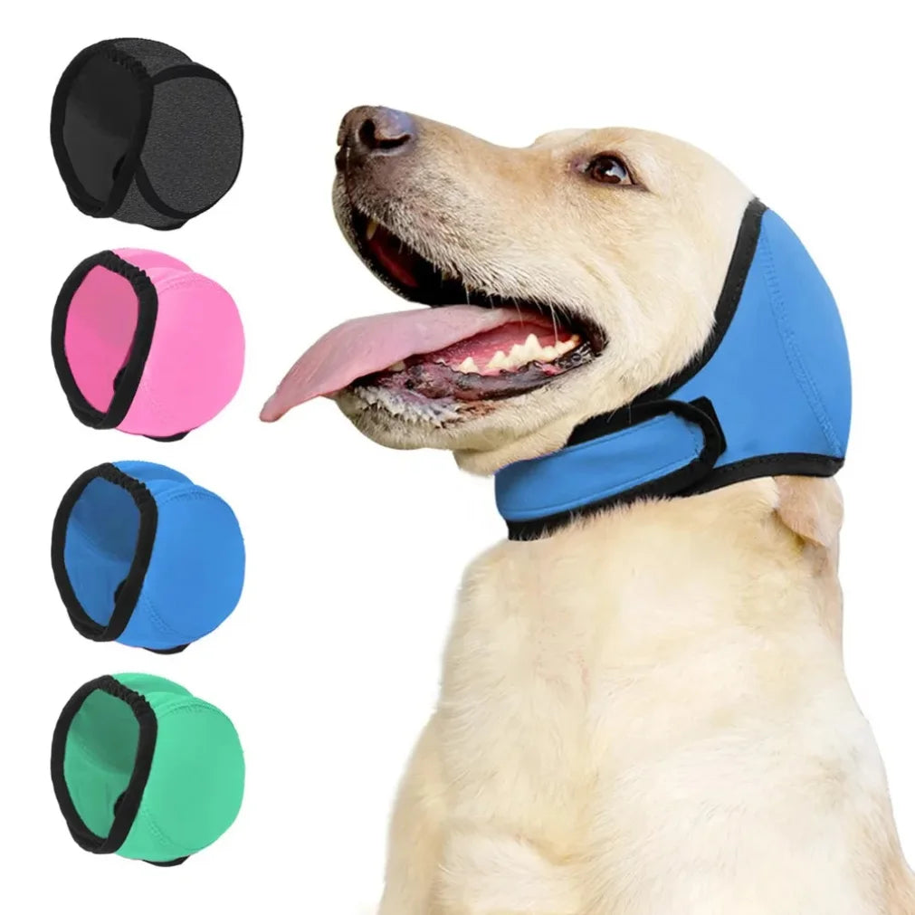 Dog Calming Ear Covers – Adjustable Noise Reducing Earmuffs