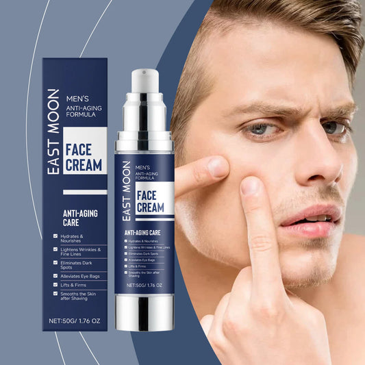 East Moon Men's Anti-Wrinkle Firming Face Cream 50g Men's Face Cream Peaceful Pleasures Health and Wellness