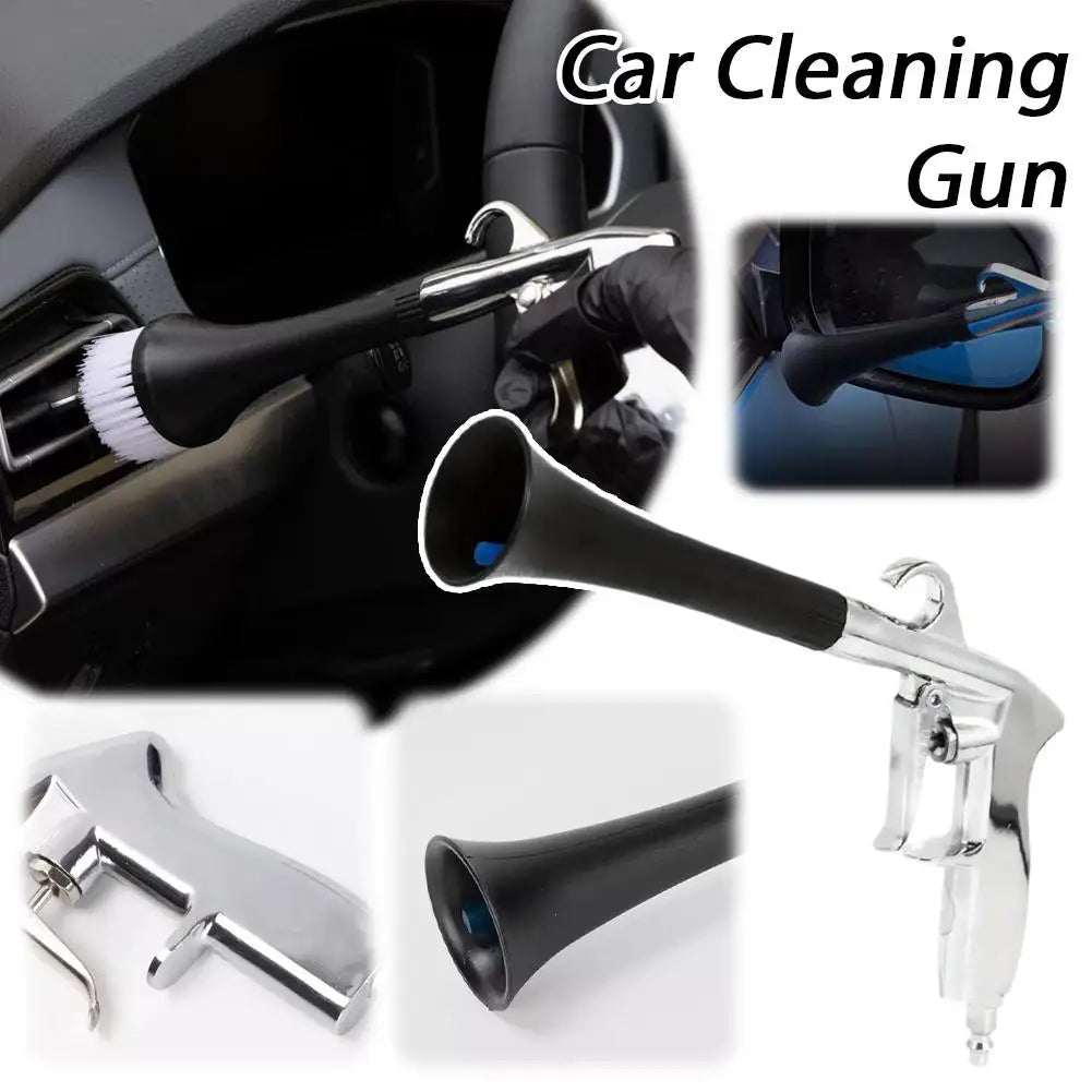 1PC High Pressure Dust Blowing Gun Car Interior Detailing Gun High Pressure Air Blow Gun Professional Dry Blow Cleaning Tool Peaceful Pleasures Health and Wellness