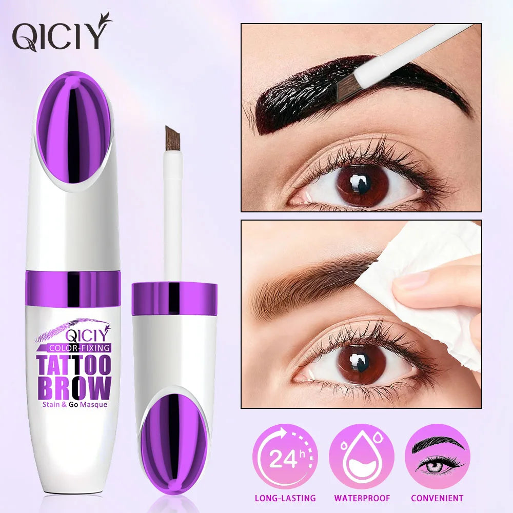 Waterproof Tear-Off Eyebrow Adhesive – Long-Lasting Color