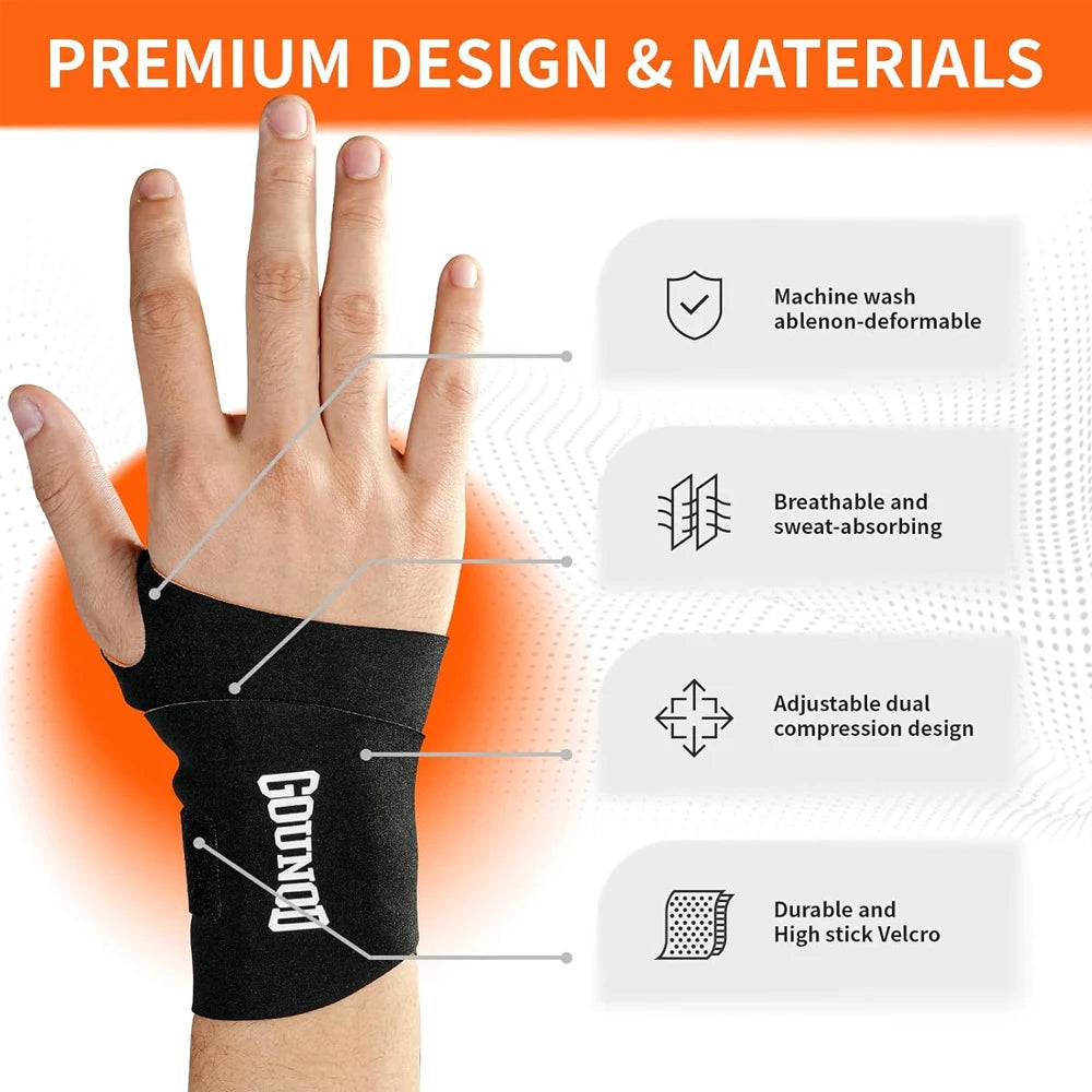 WEFITON Slim Wrist Brace | Carpal Tunnel & TFCC Support Wrist Support Brace Peaceful Pleasures Health and Wellness