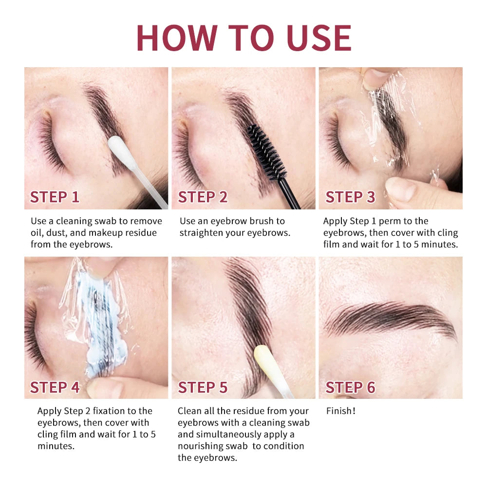 Eyebrow Laminated Kit Professional Eyebrow Laminated Kit Brow Lift Brow Lamination Eyebrow Semi-permanent Machine Brow Lift Peaceful Pleasures Health and Wellness