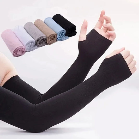 UPF 50+ Sun Protection Arm Sleeves – Cooling UV Cover
