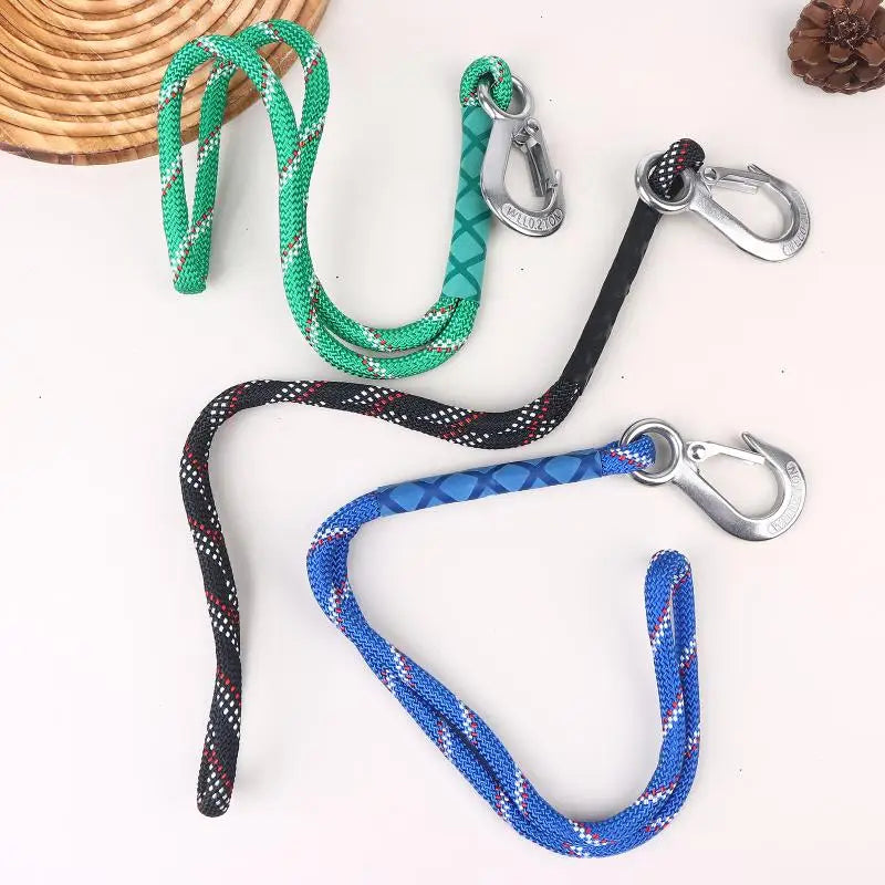 1 Piece 50/100cm Swing Hanging Rope Professional Stainless Steel Hook And Loop Home Hammock Hanging Rope Extension Rope Peaceful Pleasures Health and Wellness