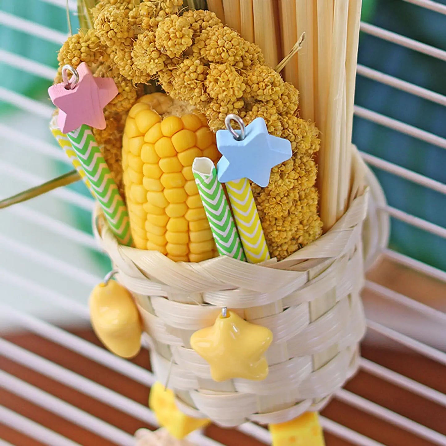 Foraging Chew Toys for Parrots, Lovebirds & Finches