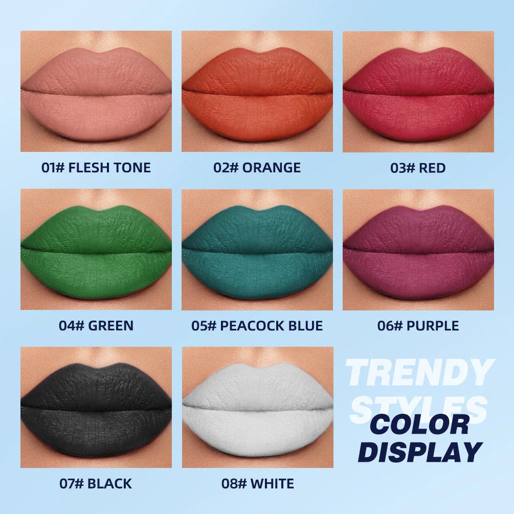 QIBEST Velvet Matte Lipstick – Long-Lasting Pigmented Lip Tint