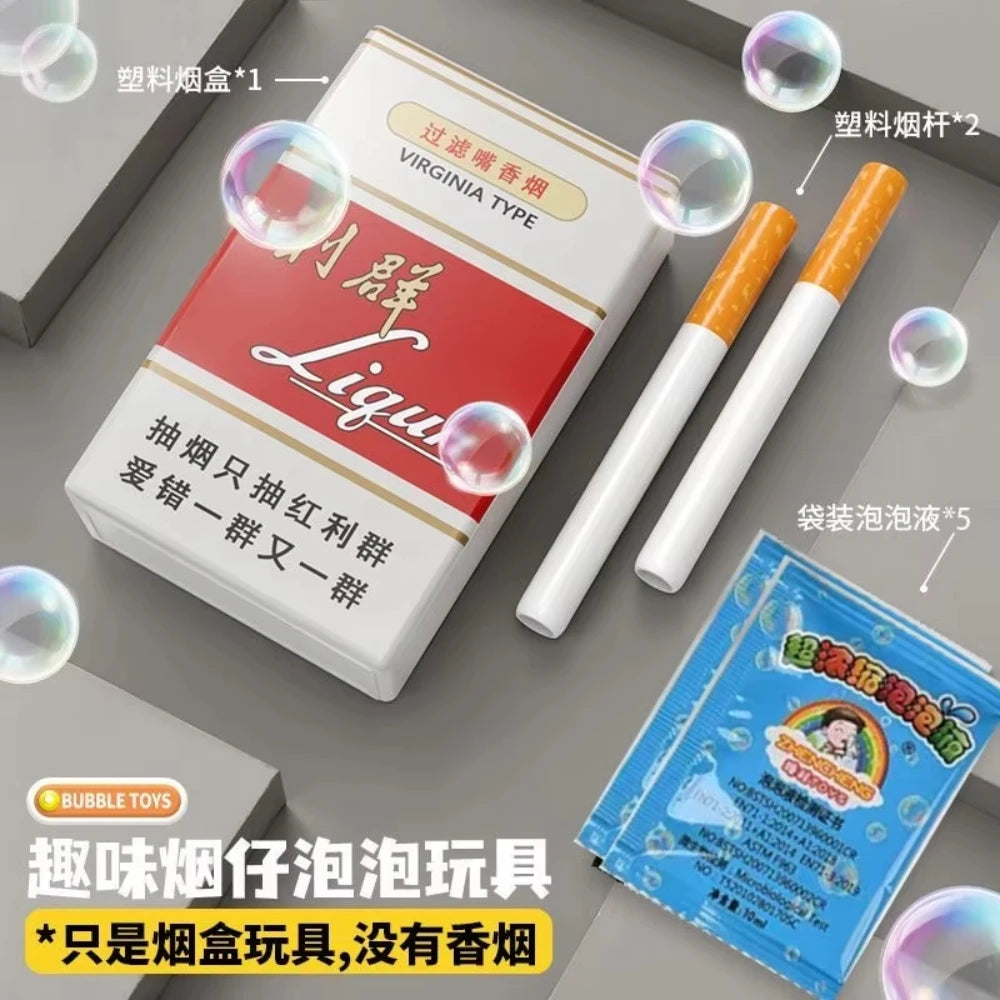 Funny Cigarette Box Bubble Machine – Party Toy & Photo Prop