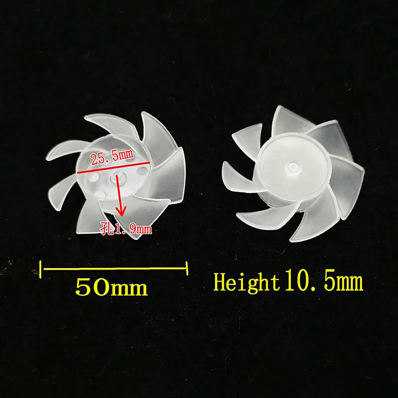 7-Blade Plastic Cooling Fan Blade for Hair Dryer 35–65mm