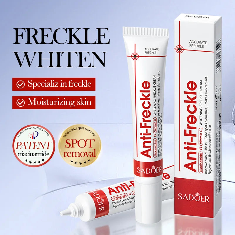 SADOER Anti Freckle Cream Face Whitening Creams Spot Removing Anti-aging Moisturizing Freckles Removal Facial Cream Skin Care Peaceful Pleasures Health and Wellness