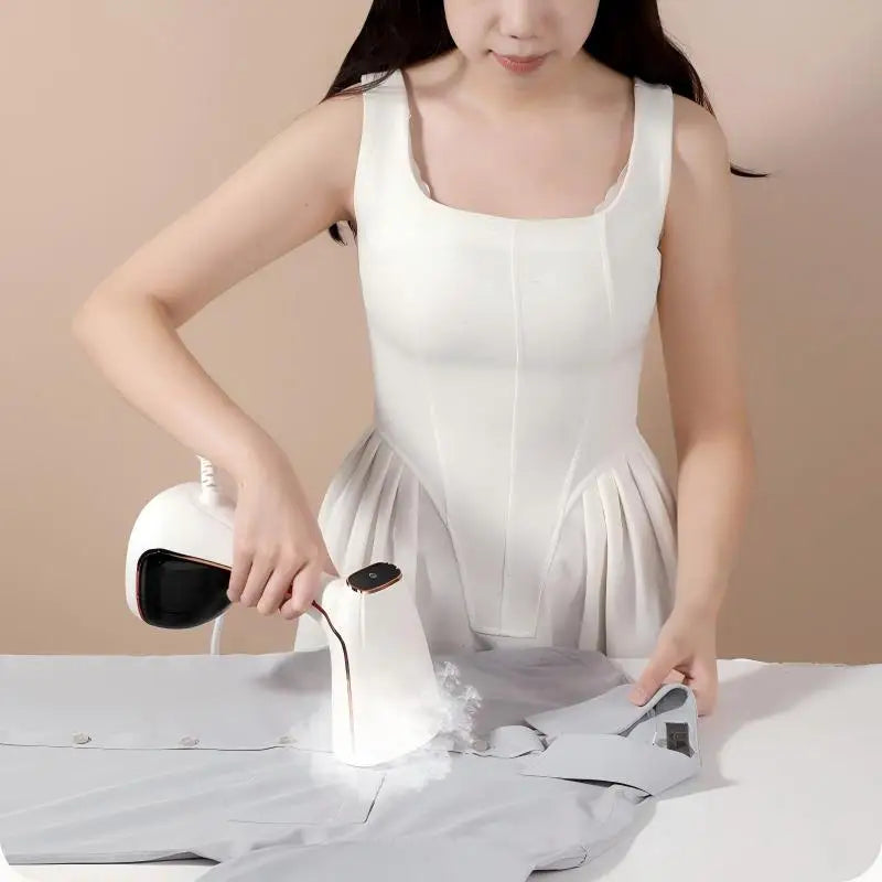 HOMEFISH 2025 Touchscreen Heatproof Handheld Hanging Steam Iron Mini Vertical Iron Brush Peaceful Pleasures Health and Wellness