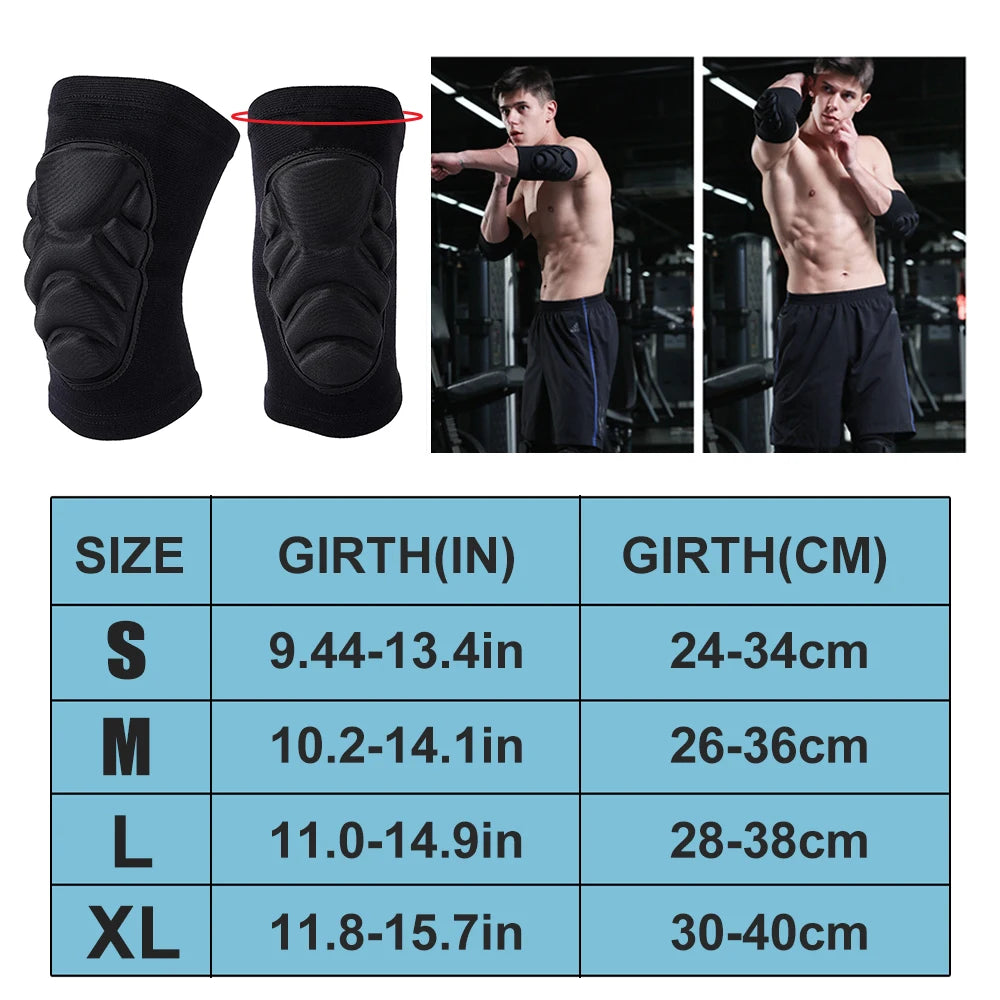 WEFITON Knee & Elbow Pads – EVA Foam Anti-Slip Sports & Work Knee & Elbow Pads Peaceful Pleasures Health and Wellness