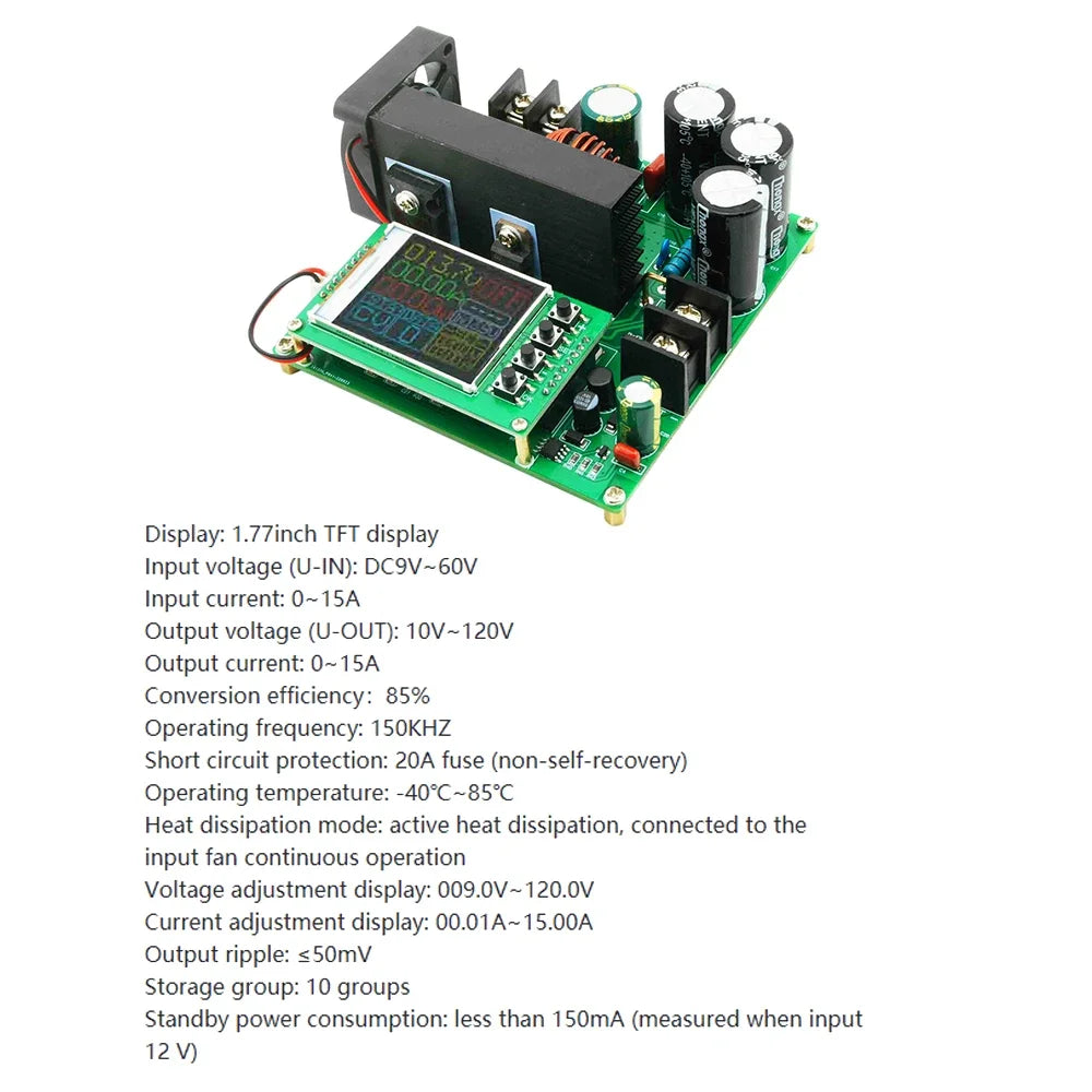 DC9-60V Input DC10-120V Output Precise Voltage Transformer Regulator