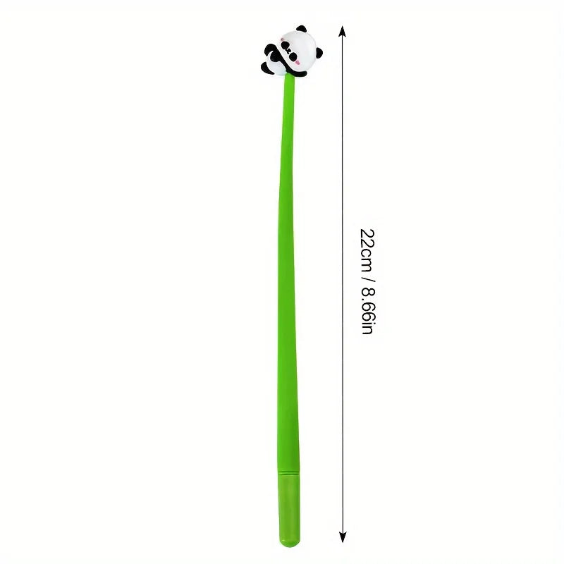 10 Panda Gel Pens – Smooth Writing, Refillable, No Leak
