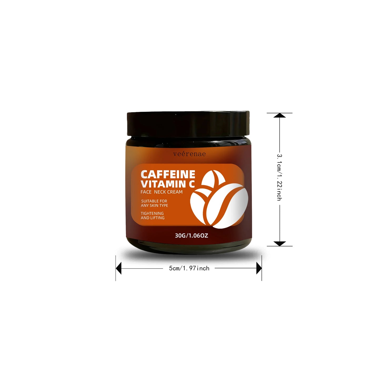 Caffeine Vitamin C Face & Neck Cream – Lifting & Firming