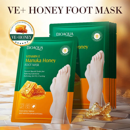 Vitamin E & Honey Foot Mask – Nourish, Soften & Smooth Feet Foot Mask Oasis Select