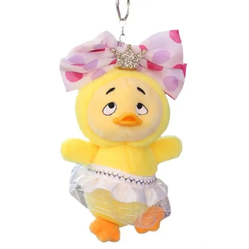 Sad Duck Plush Keychain – Cute Funny Duckling Bag Charm Gift