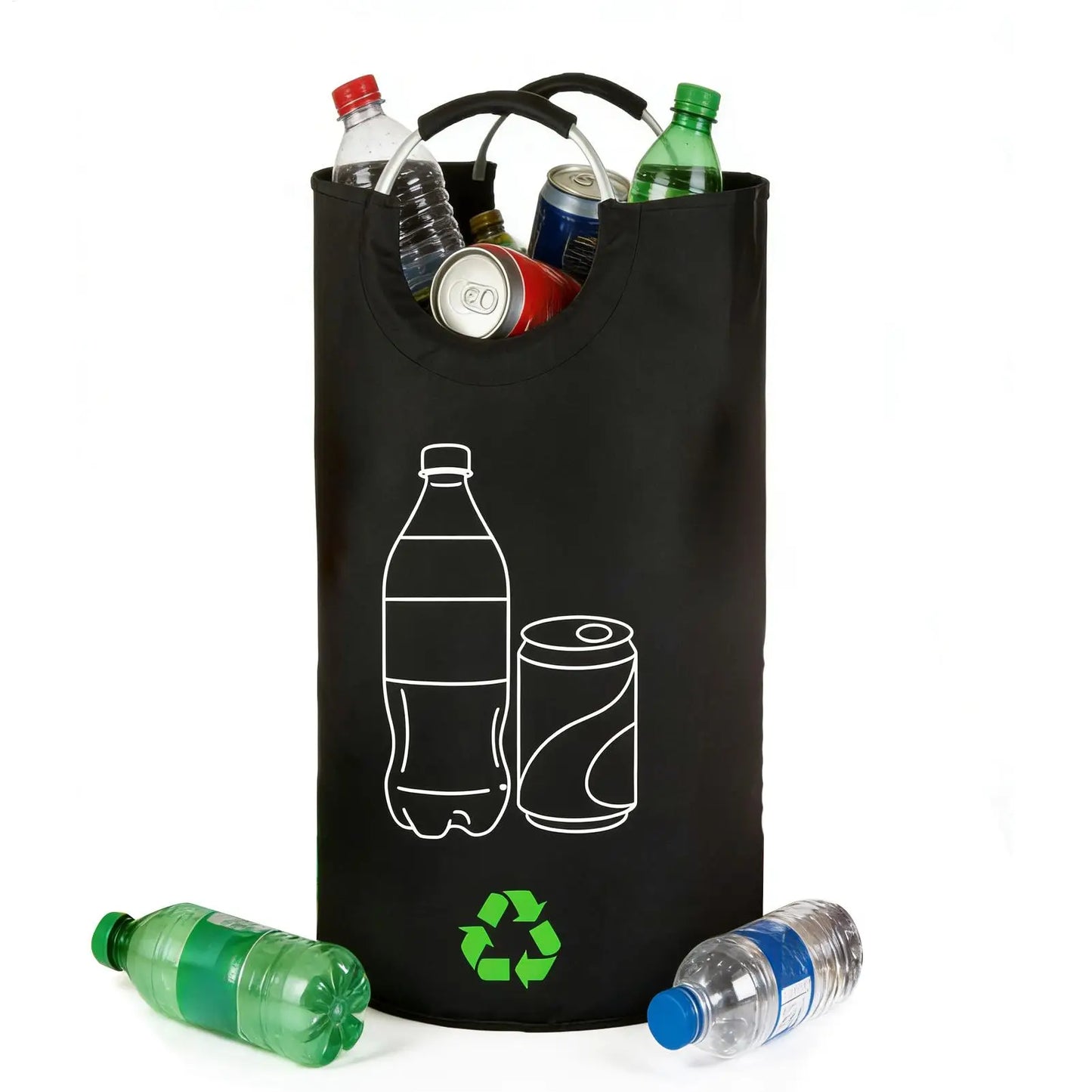 82L Folding Recycling Storage Bag | Oxford Cloth, Dual Handles