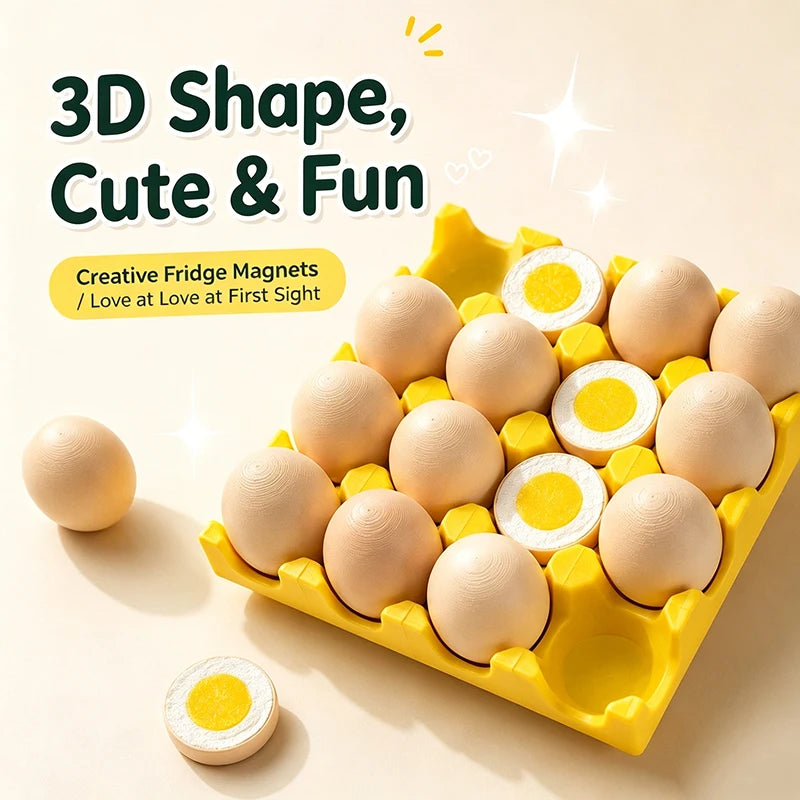 Funny Egg Tray Refrigerator Magnets Cute Mini Fridge Magnet Photo