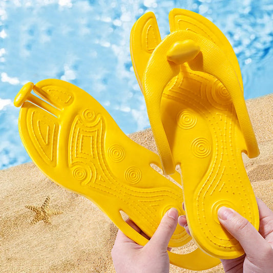 Foldable Travel Slippers – Lightweight EVA Slides Women & Men Foldable Travel Slippers Peaceful Pleasures Health and Wellness