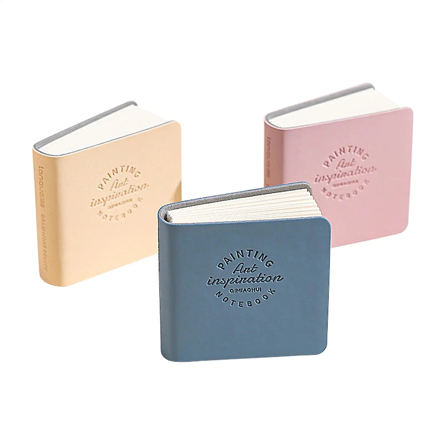 Mini Pocket Sketchbook Set of 3 | 300gsm Blank Art Paper, 48 Sheets