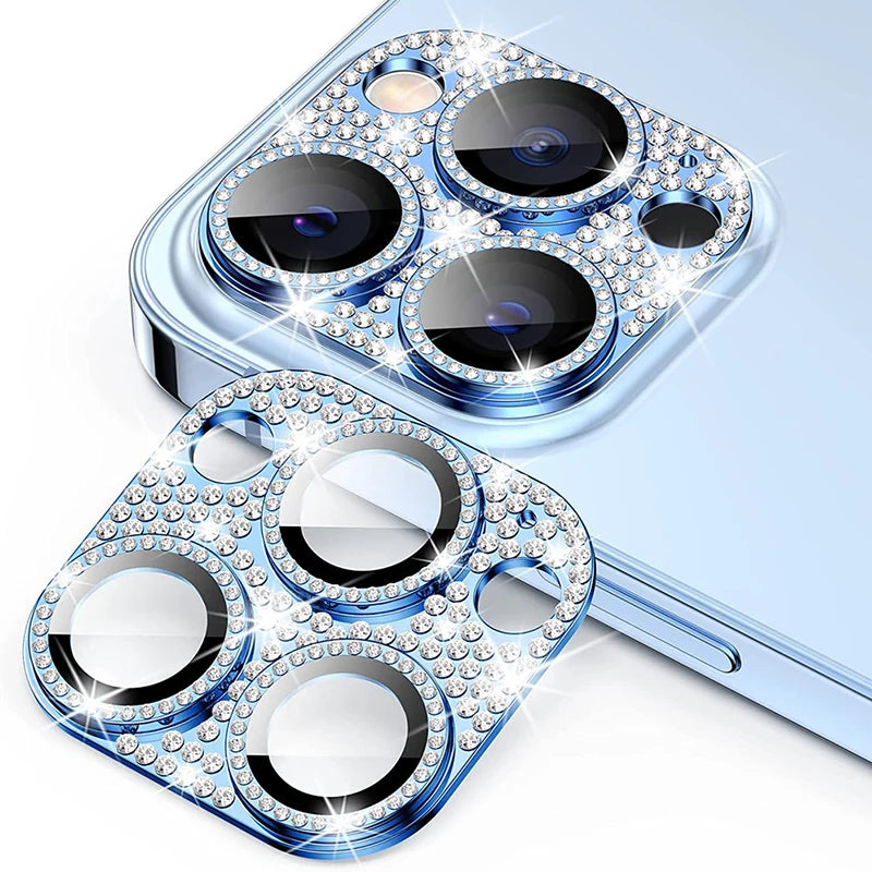 Diamond-encrusted Integrated Lens Film for iPhone15 16 ProMax Accessories Camera Protector for iphone12 13 14Pro Lens Protector Peaceful Pleasures Health and Wellness