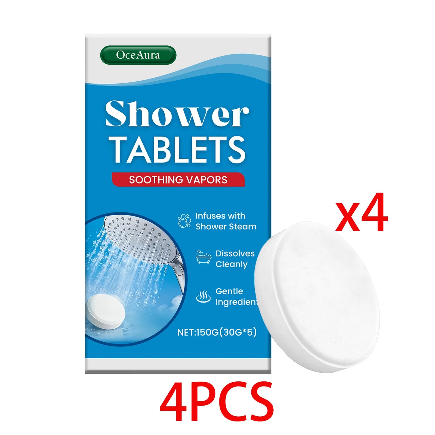 OceAura Aromatherapy Shower Steamers 5-Pack | Spa Gift Set