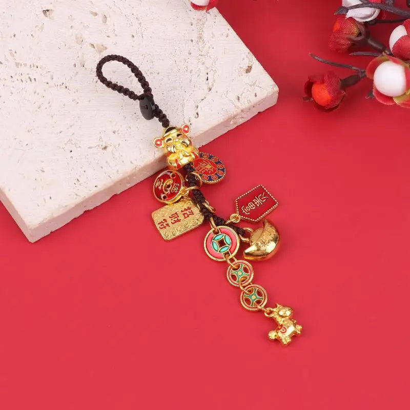 2026 Year of the Horse Chinese New Year Wall Hanging Ornament Holiday Ornament Peaceful Pleasures Health and Wellness A1