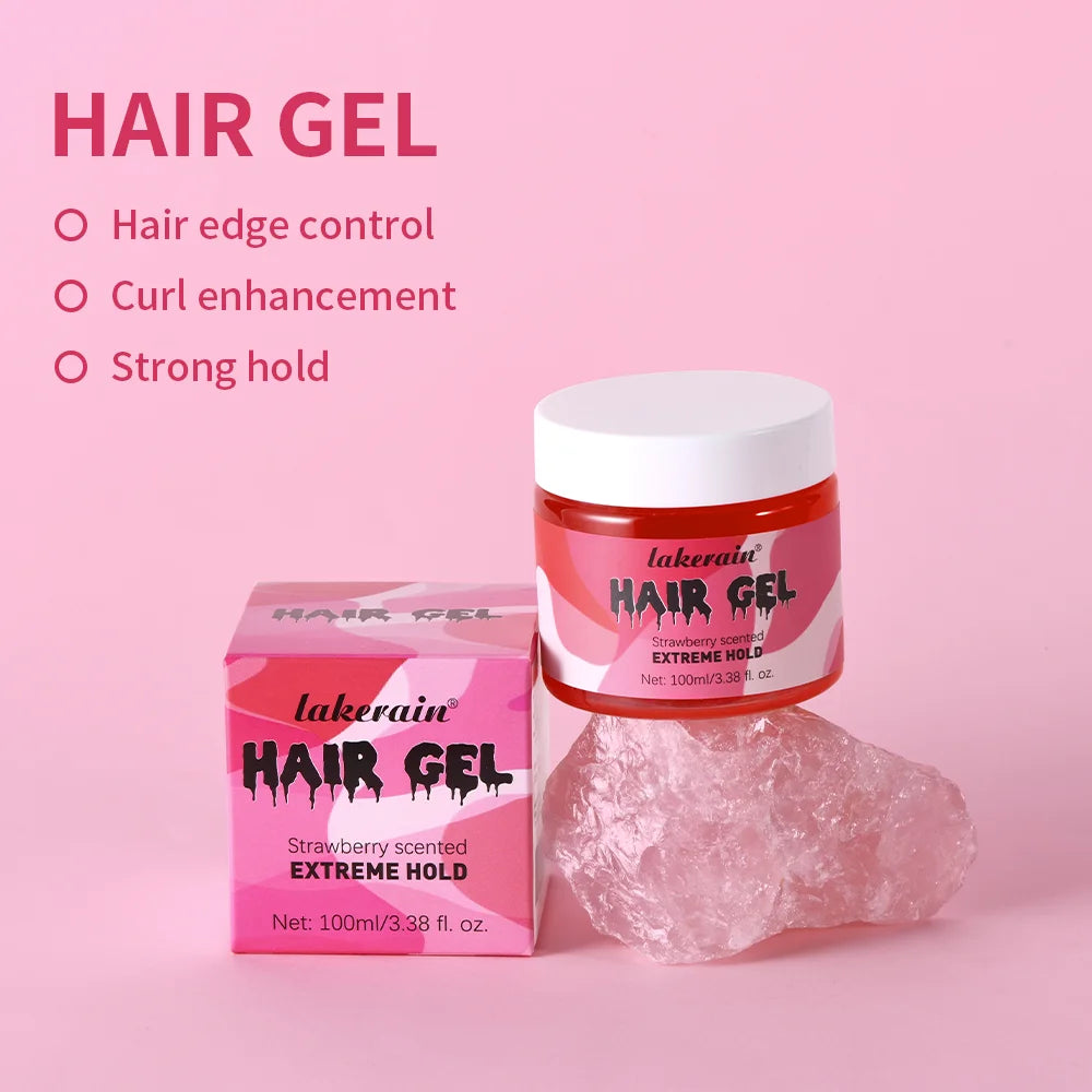 Lakerain Edge Control Hair Cream – Anti-Frizz Curl Defining Gel Edge Control Hair Gel Peaceful Pleasures Health and Wellness