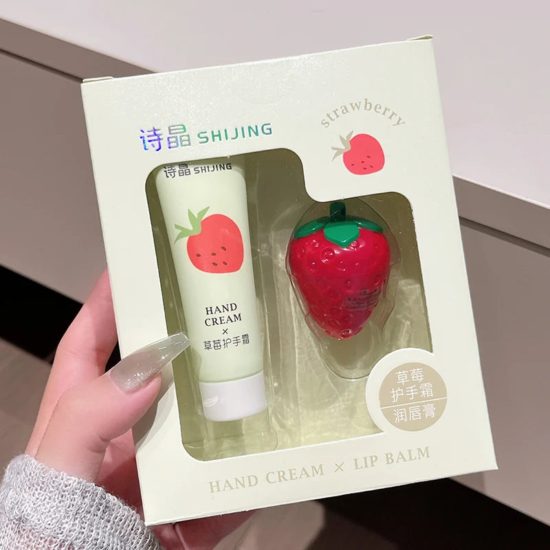 Hand Cream & Lip Balm Set – Moisturizing Combo for Dry Skin