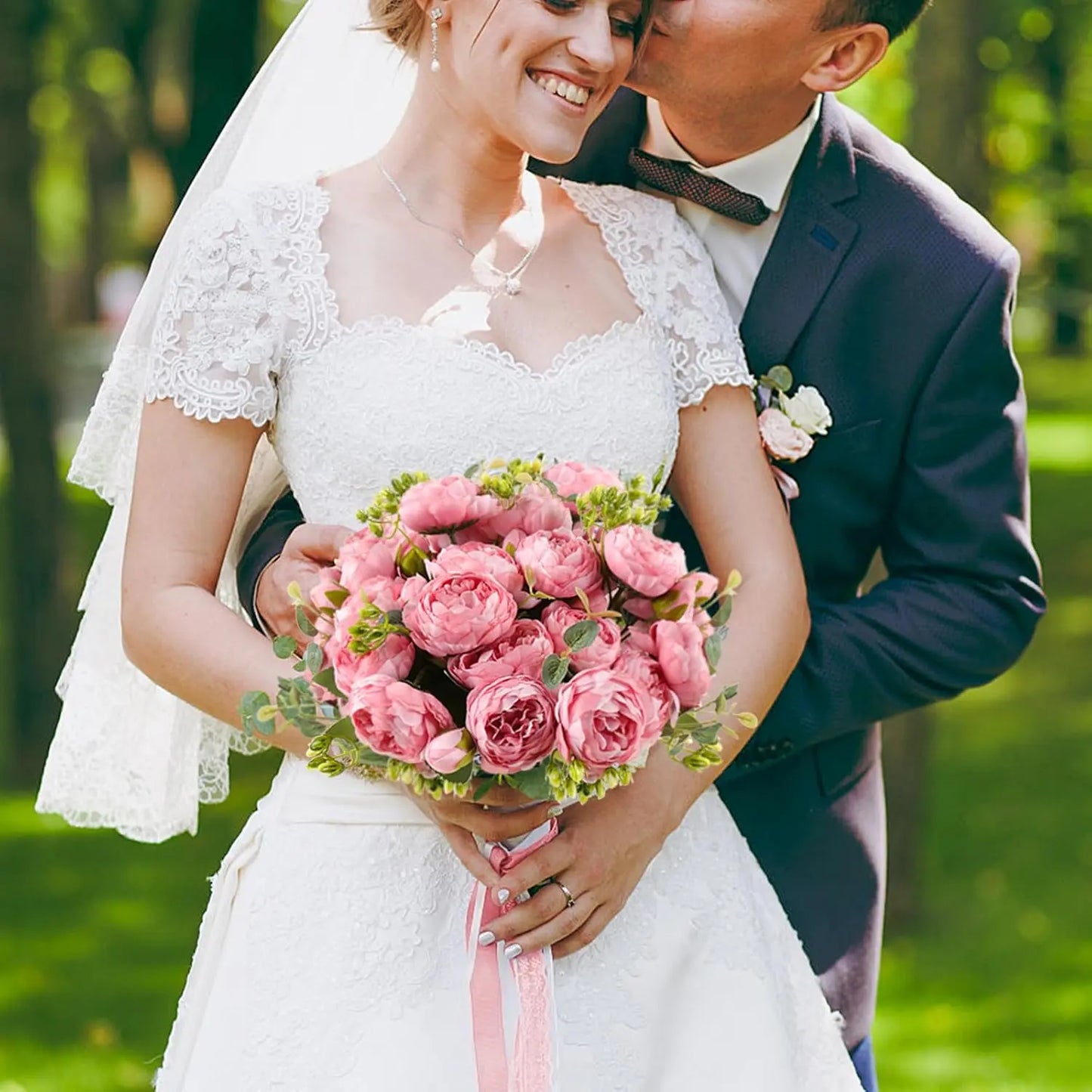 30cm Silk Peony Artificial Flowers | Wedding & Home Décor